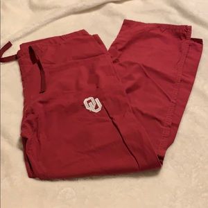 Small OU scrub pants